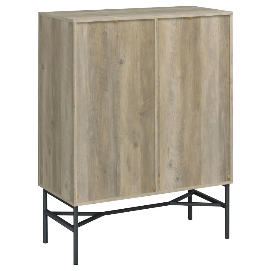 (image for) Bonilla 2-door Engineered Wood Cabinet Distressed Pine