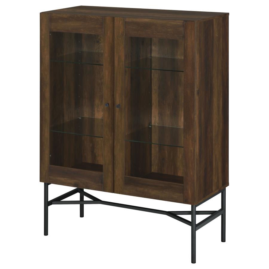 (image for) Bonilla 2-door Engineered Wood Cabinet Dark Pine