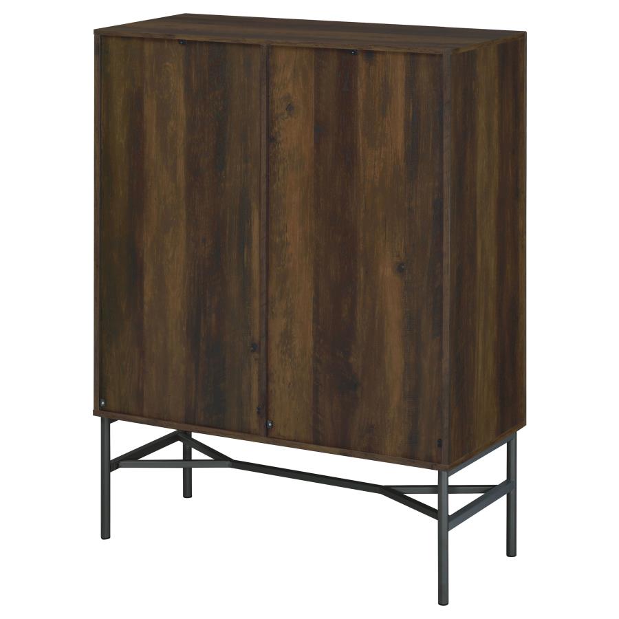 (image for) Bonilla 2-door Engineered Wood Cabinet Dark Pine