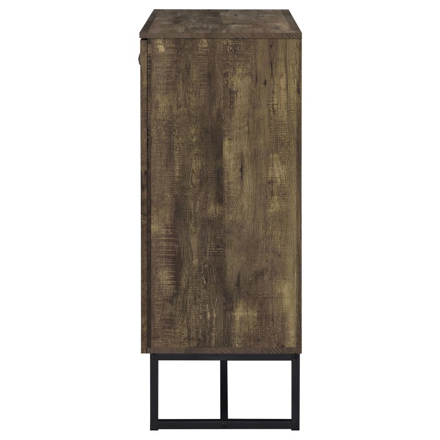 (image for) Carolyn 2-door Engineered Wood Accent Cabinet Rustic Oak