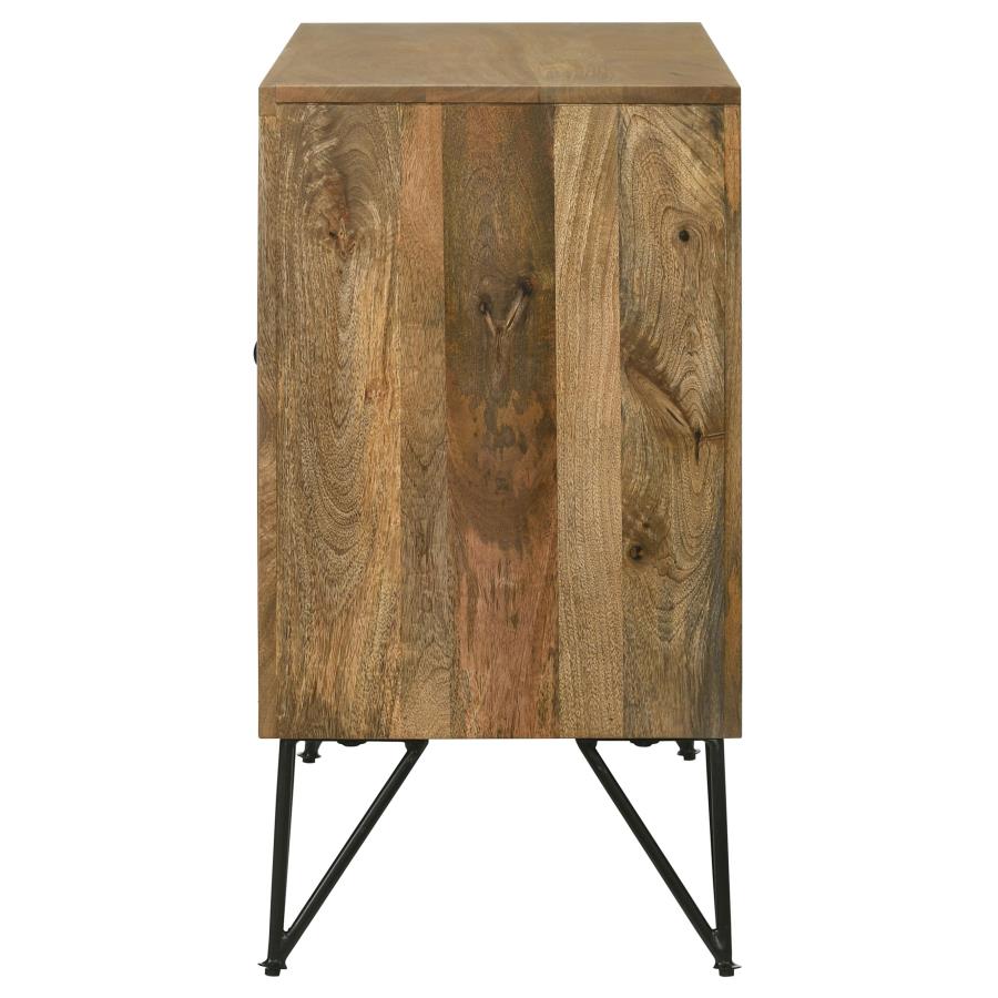 (image for) Eileen 2-door Wood Storage Accent Cabinet Natural