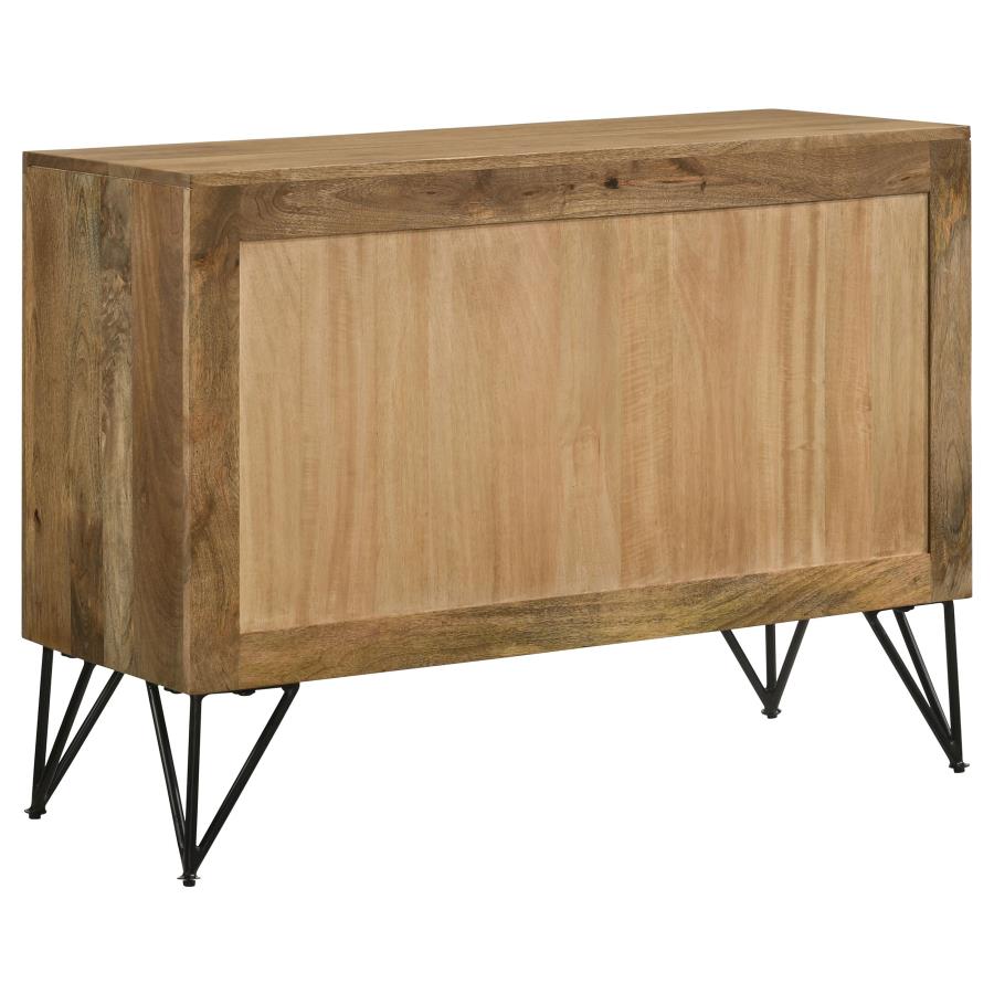 (image for) Eileen 2-door Wood Storage Accent Cabinet Natural