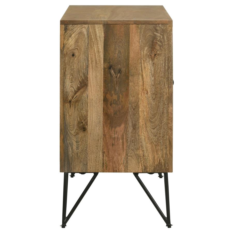 (image for) Eileen 2-door Wood Storage Accent Cabinet Natural