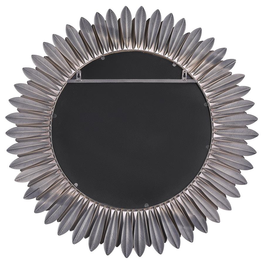 (image for) Tuscany 35 x 35 Inch Sunburst Wall Mirror Gold