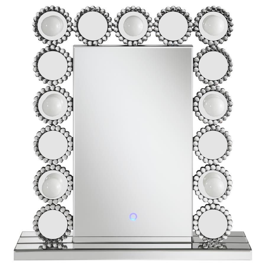 (image for) Aghes Vanity Mirror with Lighting Silver