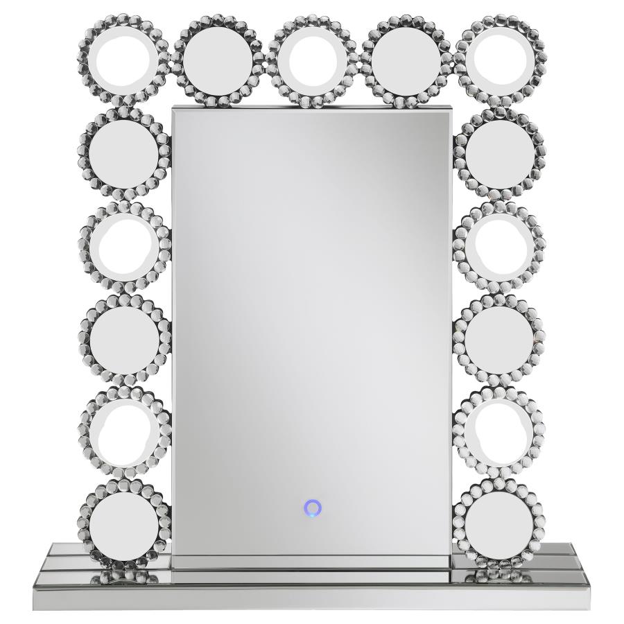 (image for) Aghes Vanity Mirror with Lighting Silver