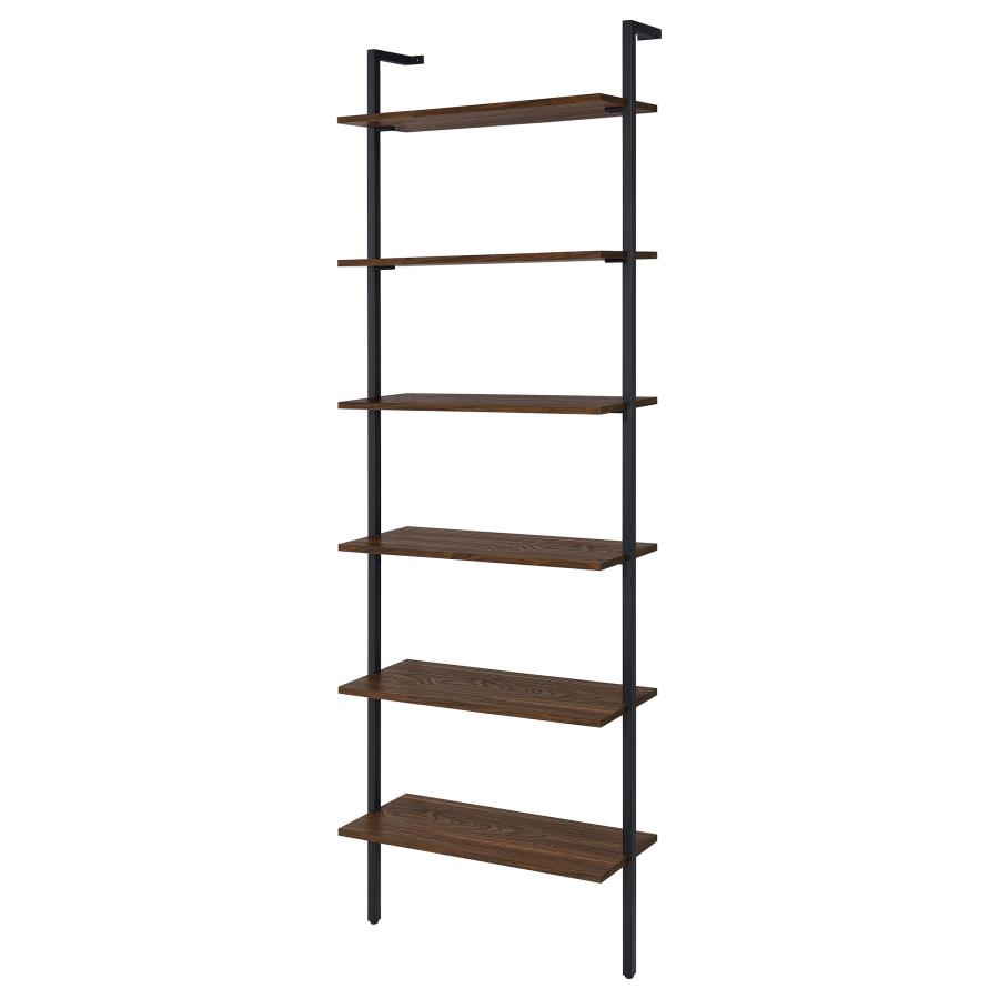 (image for) Owens 3-piece 96-inch Wall Mounted Bookshelf Set Walnut